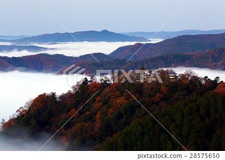 Mountain castle in the sky 394+ 28575650