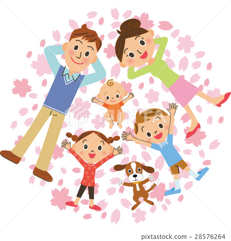 父母和櫻花 28576264