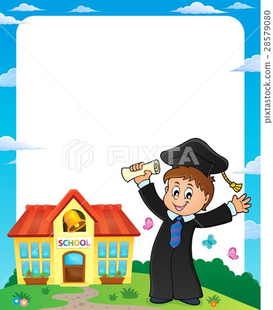 插图素材: graduation theme image 4