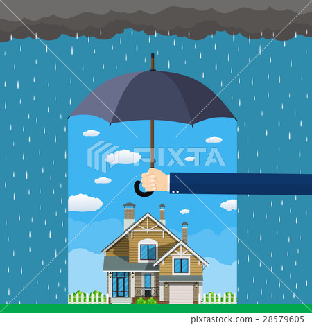 Home insurance concept. 28579605