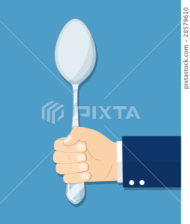 hands holding fork hands holding fork 28579610