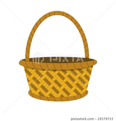 Wicker basket icon 28579733