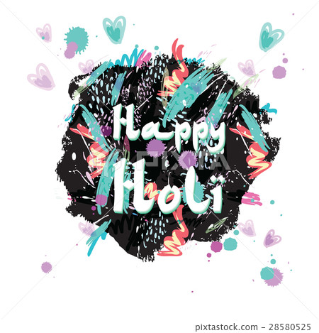 Abstract holiday background Happy Holi  India 28580525