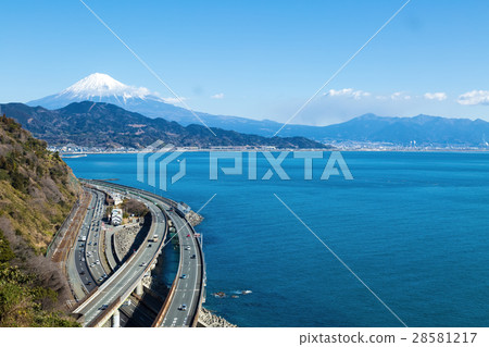 Shizuoka / Satsuki Pass Mt. Fuji Suruga Bay 28581217