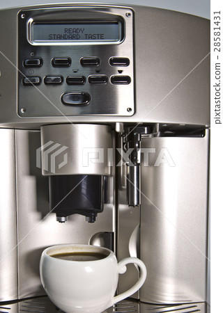 Modern Coffee Machine and a cup 28581431