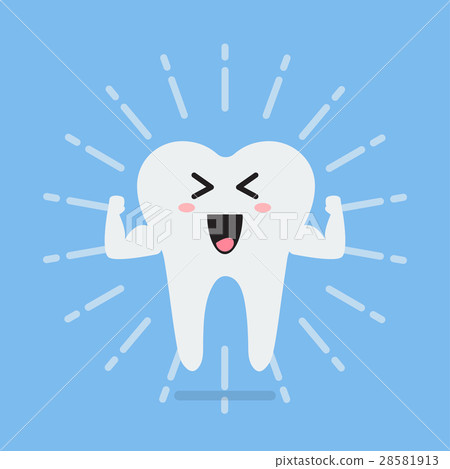 Happy healthy and strong tooth Happy healthy and strong tooth 28581913