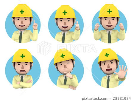 建造場所工作者表情象集合 28581984