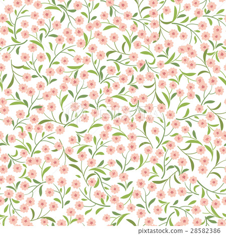 Floral pattern. Flower seamless background. 28582386