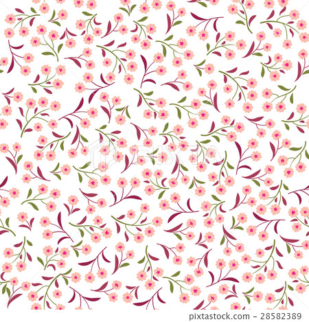 Floral pattern. Flower seamless background. 28582389