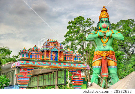 Statue of Hanuman, a Hindu god, at the Ramayana Statue of Hanuman, a Hindu god, at the Ramayana 28582652