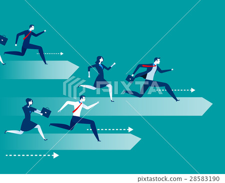 Business people race 28583190