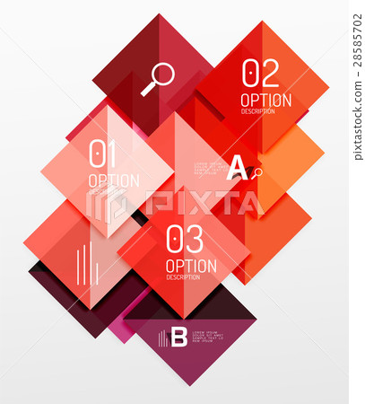 Modern square composition, abstract banner 28585702
