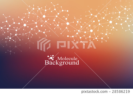Scientific chemistry pattern. Structure molecule Scientific chemistry pattern. Structure molecule 28586219