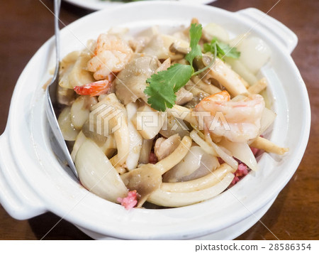 沙煲海鮮飯 28586354