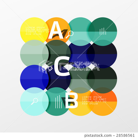 Circle geometric abstract background 28586561