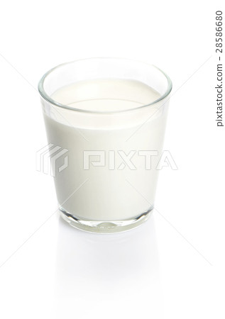 glass of milk isolated on white glass of milk isolated on white 28586680