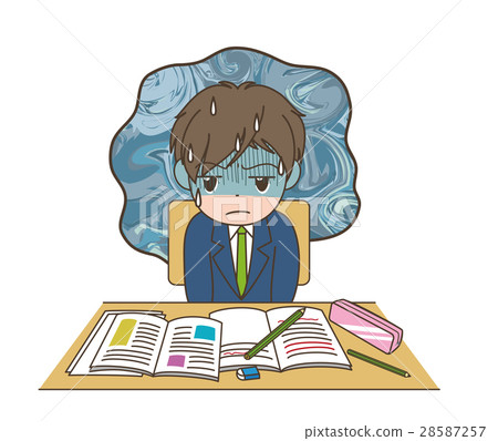 一個下降的男孩學生 一個下降的男孩學生 28587257