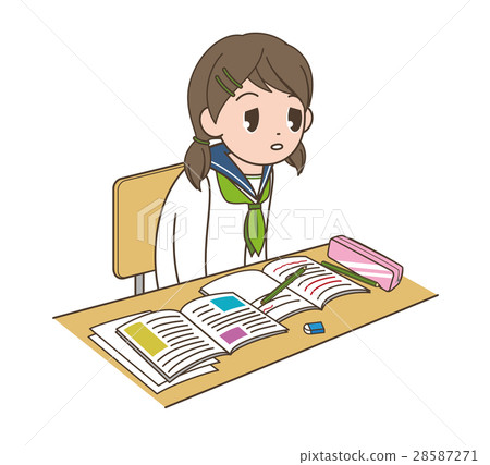 Beautiful girl students 28587271