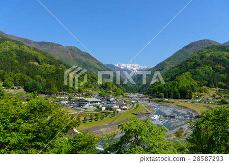 Settlements in Nagano Oka village and Minami Alps Akaishidake Settlements in Nagano Oka village and Minami Alps Akaishidake 28587293