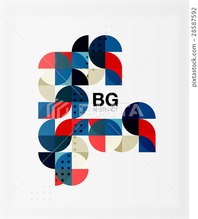 Vector modern elegant circle banner Vector modern elegant circle banner 28587592