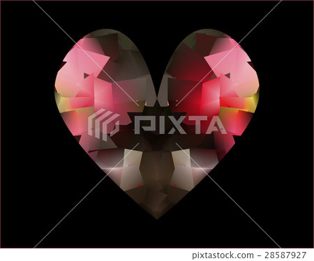 Abstract expressionism, fantastic pink and red  28587927