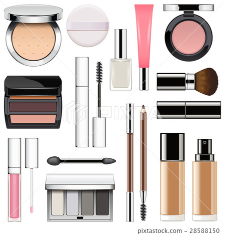 Vector Makeup Icons Set 2-插圖素材 [28588150] - PIXTA圖庫