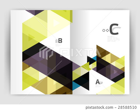 Modern business brochure or leaflet print cover Modern business brochure or leaflet print cover 28588510