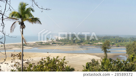 estuary in Goa state, India 28589372