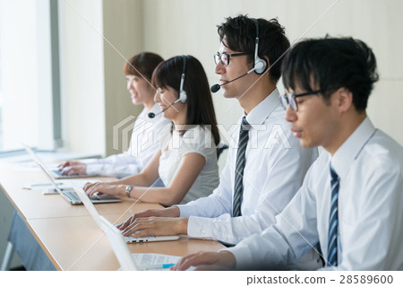 Call center operator business image 28589600