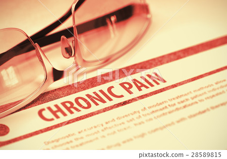 Diagnosis - Chronic Pain. Medical Concept. 3D Diagnosis - Chronic Pain. Medical Concept. 3D 28589815