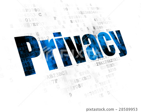Privacy concept: Privacy on Digital background 28589953