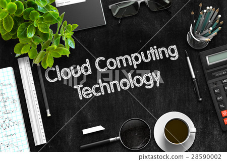 Cloud Computing Technology Concept. 3D render. Cloud Computing Technology Concept. 3D render. 28590002