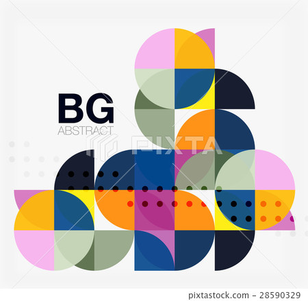 Modern geometrical abstract background Modern geometrical abstract background 28590329