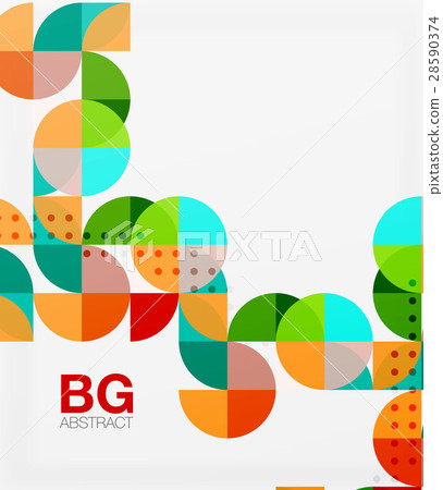 Colorful circle elements Colorful circle elements 28590374