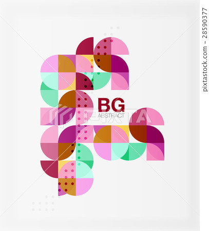 Colorful circle elements Colorful circle elements 28590377