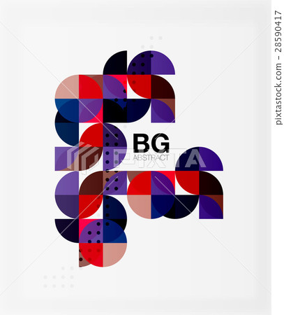 Modern geometric circle abstract background Modern geometric circle abstract background 28590417