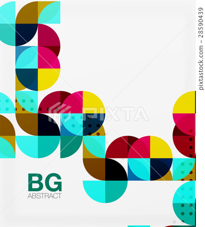 Modern geometric circle abstract background Modern geometric circle abstract background 28590439