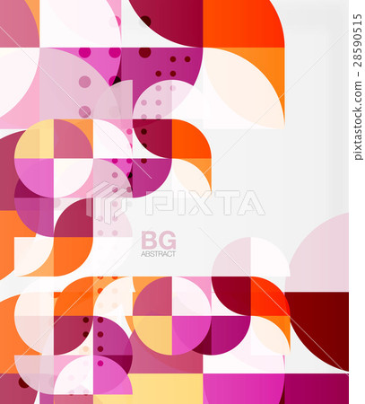 Modern geometric circle abstract background Modern geometric circle abstract background 28590515