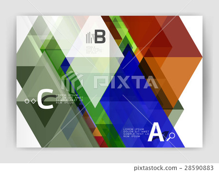 Vector modern geometric annual report cover Vector modern geometric annual report cover 28590883