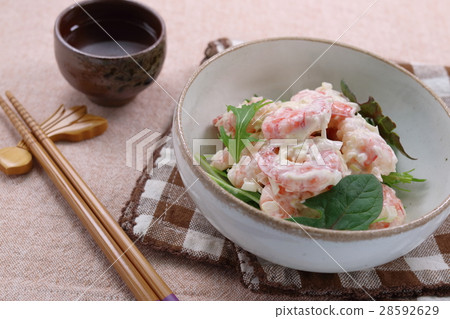 Shrimp with mayonnaise Shrimp with mayonnaise 28592629