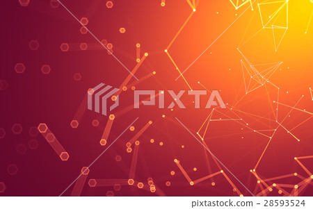 Abstract polygonal space low poly dark background Abstract polygonal space low poly dark background 28593524