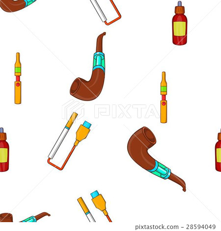 Cigarette pattern, cartoon style Cigarette pattern, cartoon style 28594049