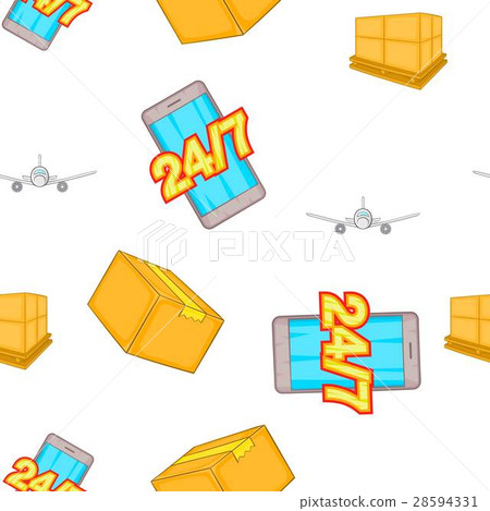Transportation pattern, cartoon style 28594331