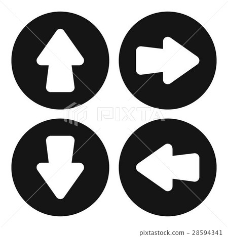 Arrow set icon, simple style Arrow set icon, simple style 28594341