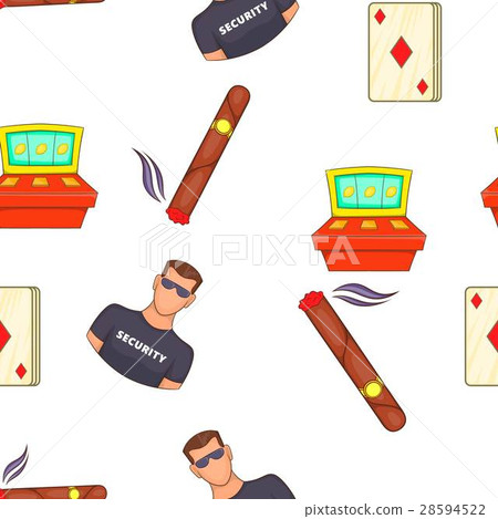Casino and gambling pattern, cartoon style Casino and gambling pattern, cartoon style 28594522