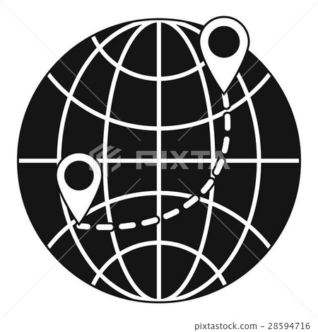 Globe icon, simple style Globe icon, simple style 28594716