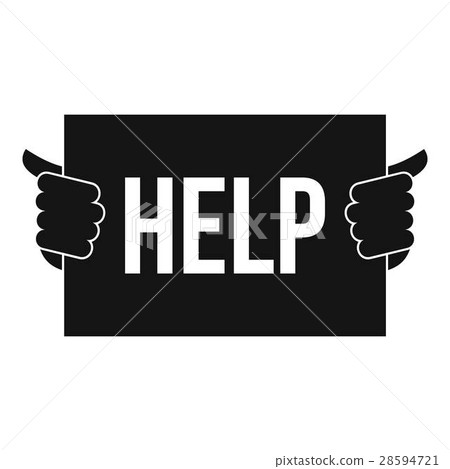 Help icon, simple style Help icon, simple style 28594721