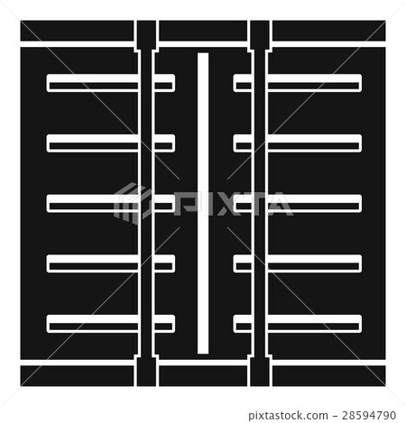 Jalousie icon, simple style Jalousie icon, simple style 28594790