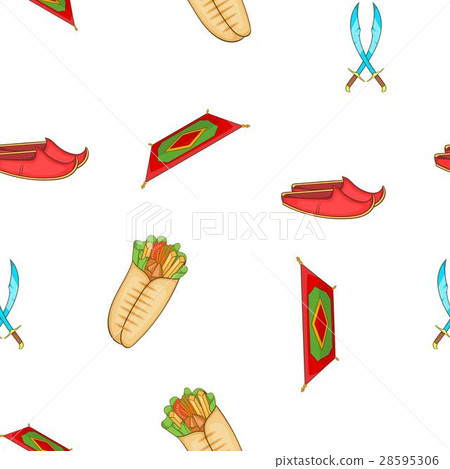 Turkey country pattern, cartoon style Turkey country pattern, cartoon style 28595306
