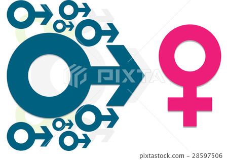 Men,Women symbol.Male,Female sign sexual concept. Men,Women symbol.Male,Female sign sexual concept. 28597506